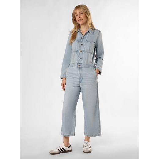Levi's Dżinsowy kombinezon damski Kobiety Bawełna light stone jednolity ze sklepu vangraaf w kategorii Kombinezony damskie - zdjęcie 173986978