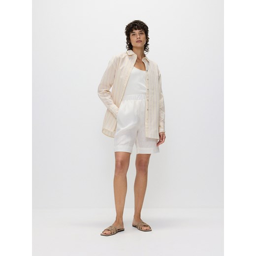 Reserved - Koszula oversize w paski - wielobarwny Reserved M Reserved