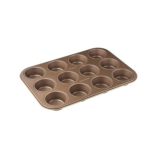 Zenker Forma &quot;Mojave Gold&quot; w kolorze brązowo-złotym na muffiny - 38,5 x 26,5 cm ze sklepu Limango Polska w kategorii Akcesoria do pieczenia - zdjęcie 173993717
