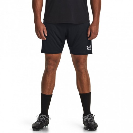 Męskie spodenki treningowe Under Armour UA M's Challenger Knit Short - czarne ze sklepu Sportstylestory.com w kategorii Spodenki męskie - zdjęcie 173995936