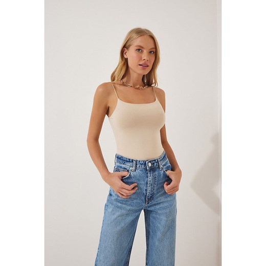 Happiness Istanbul Top w kolorze beżowym Happiness Istanbul 38 promocja Limango Polska