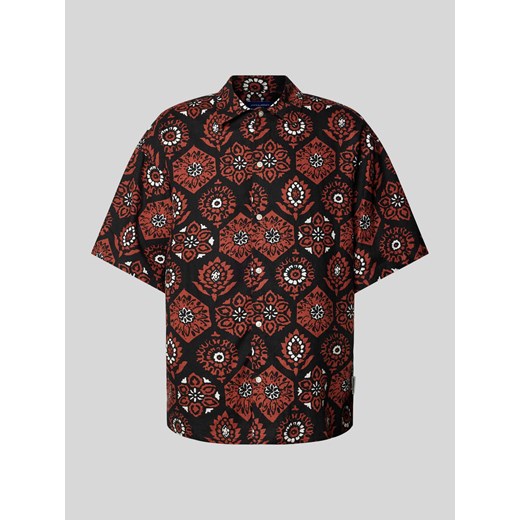 Koszula casualowa o kroju regular fit z rękawem o dł. 1/2 model ‘NOTO’ ze sklepu Peek&Cloppenburg  w kategorii Koszule męskie - zdjęcie 173999755