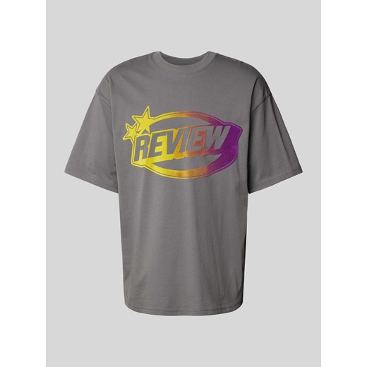 T-shirt o luźnym kroju z nadrukiem z logo ze sklepu Peek&Cloppenburg  w kategorii T-shirty męskie - zdjęcie 173999895