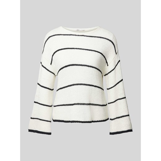 Sweter z dzianiny z okrągłym dekoltem model ‘GEENA’ ze sklepu Peek&Cloppenburg  w kategorii Swetry damskie - zdjęcie 174000019