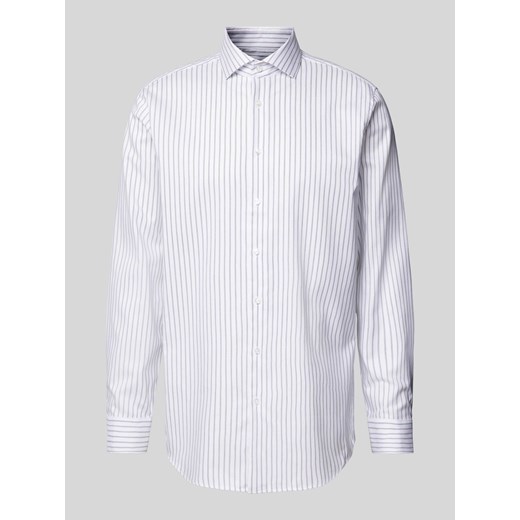 Koszula biznesowa o kroju regular fit z kołnierzykiem typu cutaway ze sklepu Peek&Cloppenburg  w kategorii Koszule męskie - zdjęcie 174000149