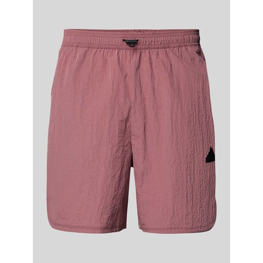 Szorty o kroju regular fit z detalem z logo ze sklepu Peek&Cloppenburg  w kategorii Spodnie męskie - zdjęcie 174000169
