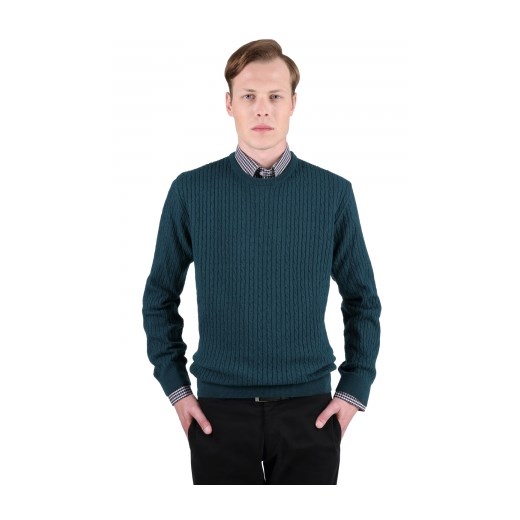 Zielony round-neck Lambert wolczanka  