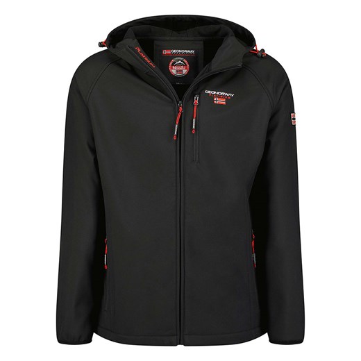 Geographical Norway Kurtka softshellowa w kolorze czarnym ze sklepu Limango Polska w kategorii Kurtki męskie - zdjęcie 174001425