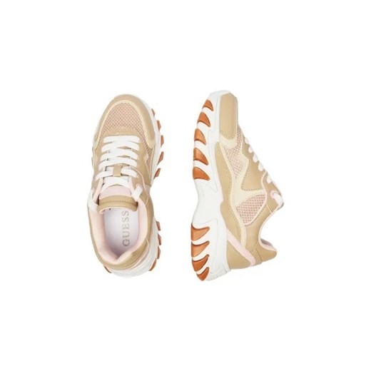 Buty sportowe damskie Guess sneakersy tkaninowe 