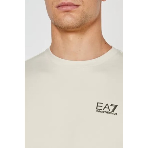 Bluza męska Emporio Armani z bawełny beżowa na jesień