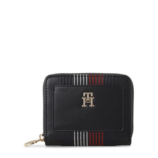 Tommy Hilfiger Portfel damski Kobiety Sztuczna skóra granatowy jednolity ze sklepu vangraaf w kategorii Portfele damskie - zdjęcie 174002695