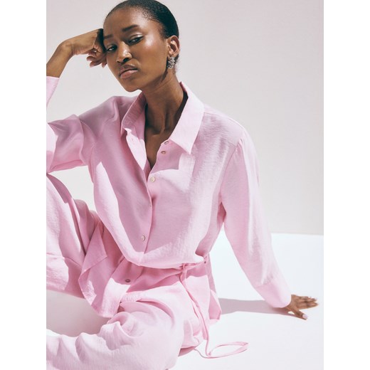 Reserved - Koszula z modalem - różowy Reserved XS Reserved