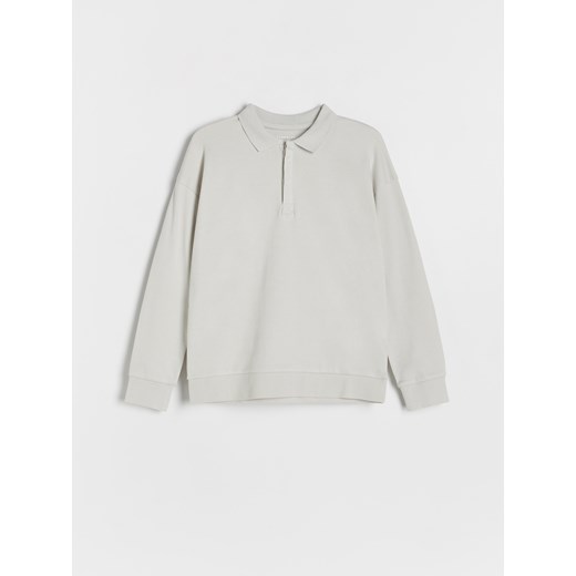 Reserved - Longsleeve polo regular - beżowy - id: 388BF-08X - marki Reserved - 174003906 Reserved - Longsleeve polo regular - beżowy ze sklepu Reserved w kategorii T-shirty chłopięce - zdjęcie 174003906