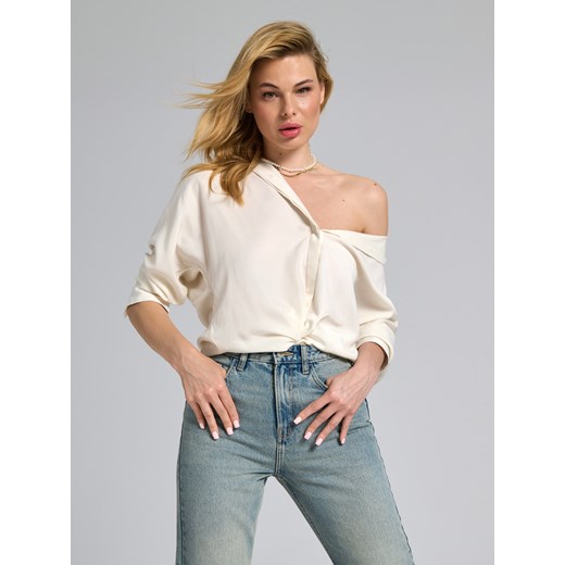 Sinsay - Jeansy mom fit - niebieski Sinsay 42 Sinsay