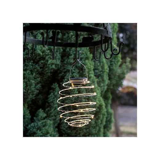 lumisky Dekoracyjna lampa solarna LED &quot;Orion&quot; w kolorze czarnym - Ø 22 cm ze sklepu Limango Polska w kategorii Oświetlenie ogrodowe - zdjęcie 174005415