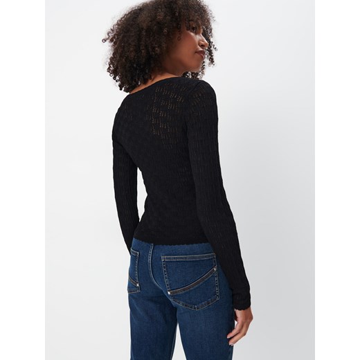 Mohito - Dopasowany sweter - czarny Mohito L Mohito