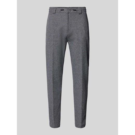 Spodnie do garnituru o kroju tapered fit z kieszeniami z tyłu model ‘JUNO’ ze sklepu Peek&Cloppenburg  w kategorii Spodnie męskie - zdjęcie 174006068