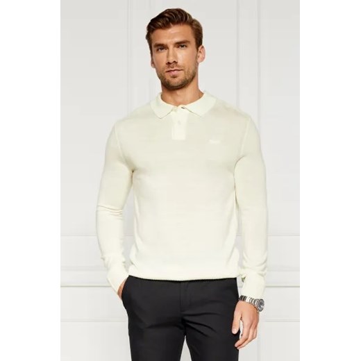 BOSS ORANGE Wełniane polo Avac | Slim Fit ze sklepu Gomez Fashion Store w kategorii T-shirty męskie - zdjęcie 174006195