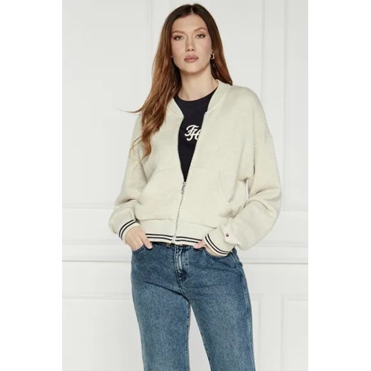 Tommy Hilfiger Bluza CROP VARSITY | Regular Fit Tommy Hilfiger S Gomez Fashion Store