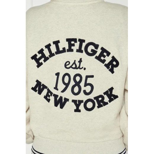 Tommy Hilfiger Bluza CROP VARSITY | Regular Fit Tommy Hilfiger L Gomez Fashion Store