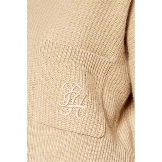Tommy Hilfiger Wełniany sweter | Relaxed fit Tommy Hilfiger S Gomez Fashion Store