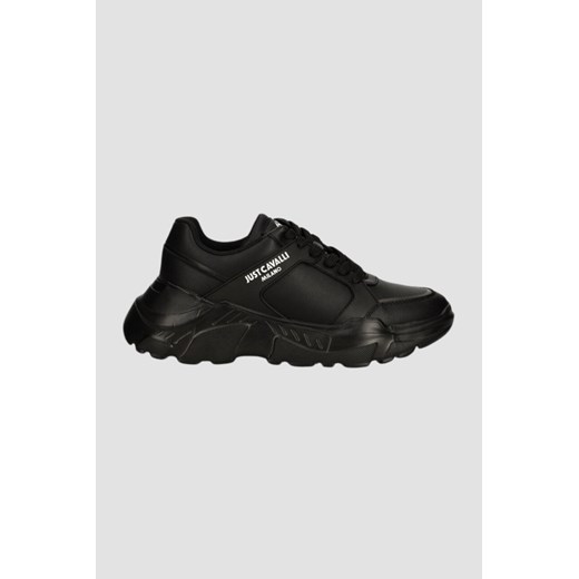 JUST CAVALLI Czarne sneakersy Fondo Casper, Rozmiar 42 ze sklepu outfit.pl w kategorii Buty sportowe męskie - zdjęcie 174006949
