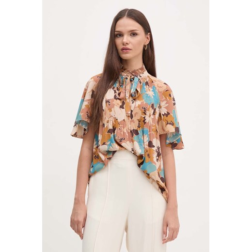 Lauren Ralph Lauren bluzka damska wzorzysta 200946156 ze sklepu ANSWEAR.com w kategorii Bluzki damskie - zdjęcie 174008319