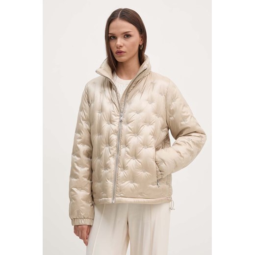 Lauren Ralph Lauren kurtka puchowa damska kolor beżowy zimowa 297951269 ze sklepu ANSWEAR.com w kategorii Kurtki damskie - zdjęcie 174008447