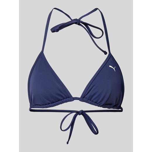 Top bikini z nadrukiem z logo ze sklepu Peek&Cloppenburg  w kategorii Stroje kąpielowe - zdjęcie 174009369