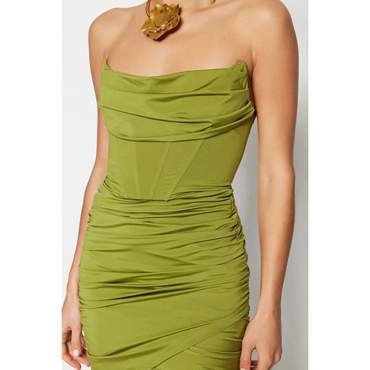 trendyol Sukienka w kolorze zielonym Trendyol 38 okazja Limango Polska