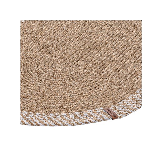 ABERTO DESIGN Dywan bawełniany w kolorze beżowym Aberto Design 50x80 cm Limango Polska wyprzedaż