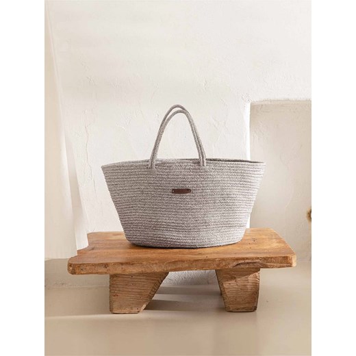 ABERTO DESIGN Kosz w kolorze jasnoszarym - wys. 30 cm ze sklepu Limango Polska w kategorii Pojemniki kuchenne - zdjęcie 174010745