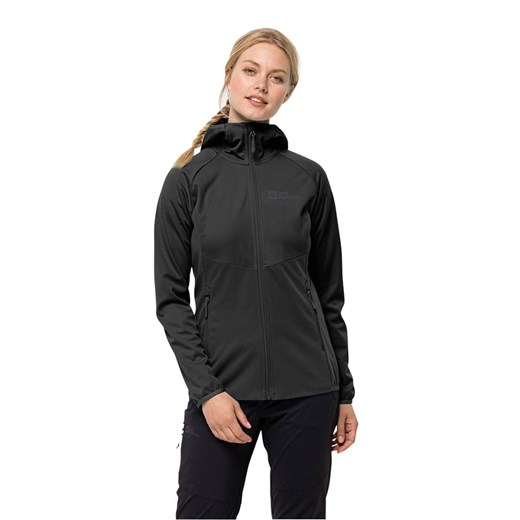 Jack Wolfskin Kurtka softshellowa &quot;Go Hike&quot; w kolorze czarnym ze sklepu Limango Polska w kategorii Kurtki damskie - zdjęcie 174010817