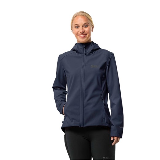 Jack Wolfskin Kurtka softshellowa &quot;Bornberg&quot; w kolorze granatowym ze sklepu Limango Polska w kategorii Kurtki damskie - zdjęcie 174011006