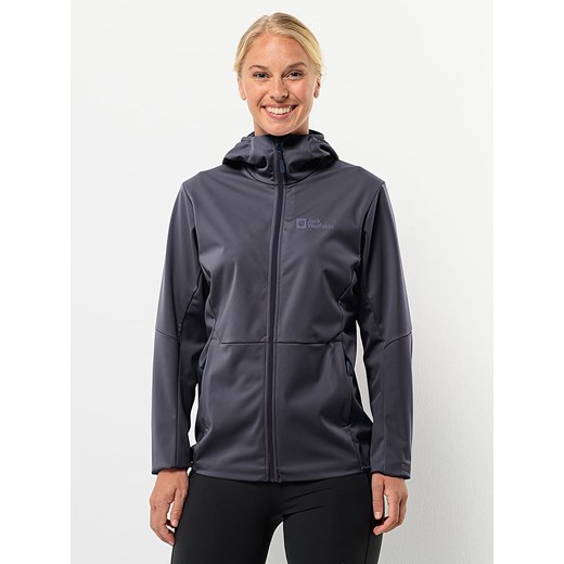 Jack Wolfskin Kurtka softshellowa "Feldberg" w kolorze antracytowym Jack Wolfskin M okazja Limango Polska