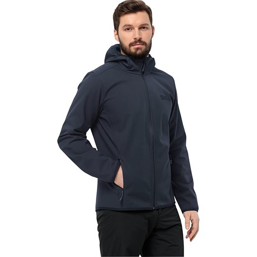 Jack Wolfskin Kurtka softshellowa &quot;Bornberg&quot; w kolorze granatowym ze sklepu Limango Polska w kategorii Kurtki męskie - zdjęcie 174011059