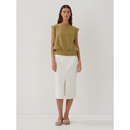 Someday Top dresowy w kolorze khaki Someday 38 okazja Limango Polska