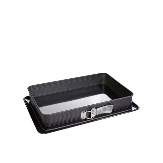 Zenker Tortownica "Deluxe" w kolorze antracytowym z blachą - 42 x 29 cm - id: 3374310 - marki Zenker - 174011879 Zenker Tortownica "Deluxe" w kolorze antracytowym z blachą - 42 x 29 cm ze sklepu Limango Polska w kategorii Akcesoria do pieczenia - zdjęcie 174011879