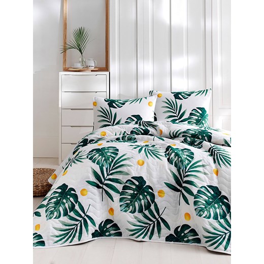 Colourful Cotton 3-częściowy zestaw &quot;Monstera&quot; w kolorze zielono-białym ze sklepu Limango Polska w kategorii Tekstylia - zdjęcie 174012208