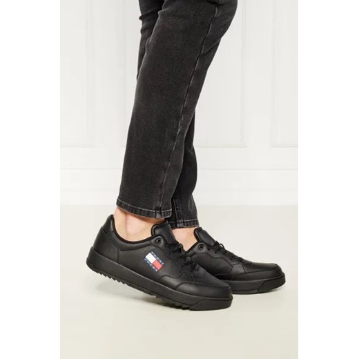 Buty sportowe męskie Tommy Jeans z tworzywa sztucznego wiązane