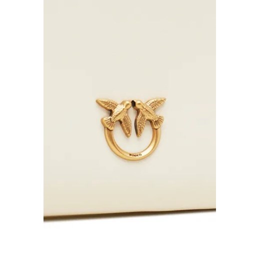 Pinko Skórzana torebka na ramię MINI SHOPPER VITELLO SETA Pinko OS Gomez Fashion Store