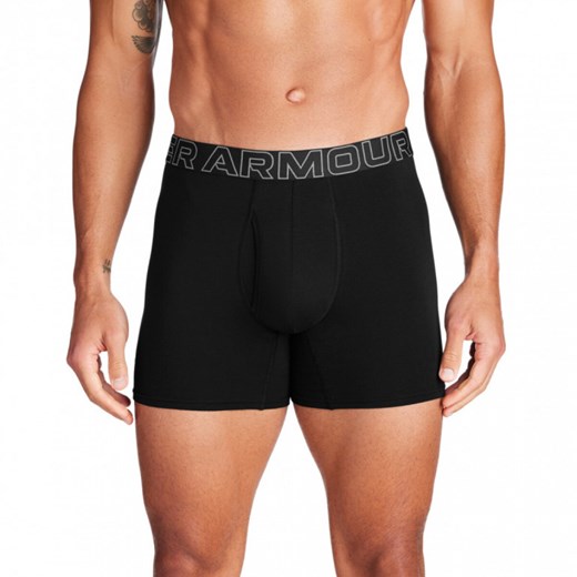 Męska bielizna treningowa (3-pack) Under Armour M UA Perf Cotton 6in - czarna ze sklepu Sportstylestory.com w kategorii Majtki męskie - zdjęcie 174015328
