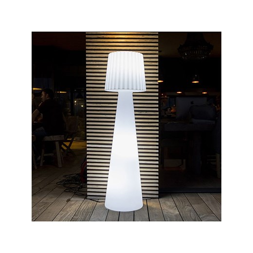 lumisky Lampa zewnętrzna &quot;Lady&quot; w kolorze białym - wys. 150 cm ze sklepu Limango Polska w kategorii Dekoracje i akcesoria ogrodowe - zdjęcie 174017058