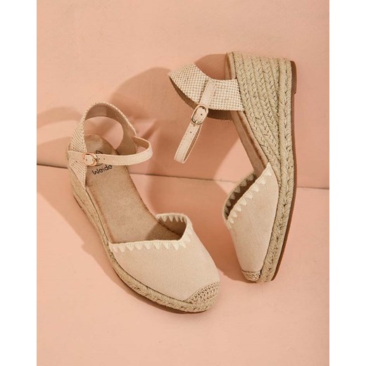 Royalfashion Espadryle na koturnie Moniz Royalfashion.pl 36 promocyjna cena royalfashion.pl