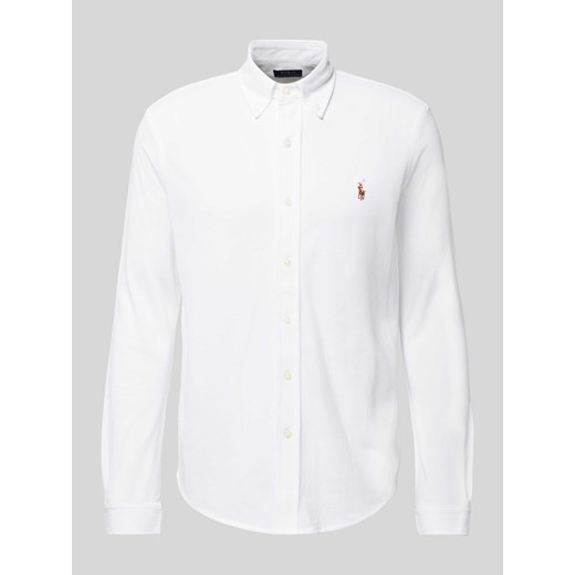 Koszula casualowa o kroju regular fit z wyhaftowanym logo ze sklepu Peek&Cloppenburg  w kategorii Koszule męskie - zdjęcie 174019107