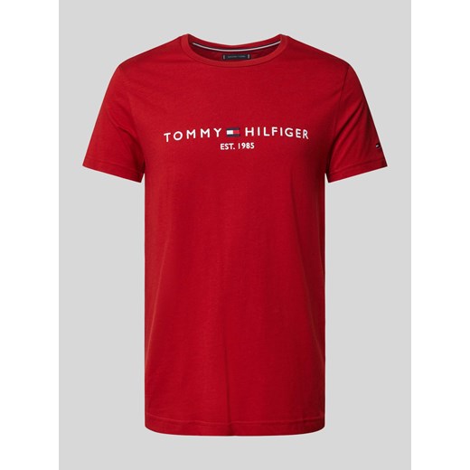 T-shirt z nadrukiem z logo ze sklepu Peek&Cloppenburg  w kategorii T-shirty męskie - zdjęcie 174019137
