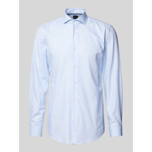 Koszula biznesowa o kroju slim fit z kołnierzykiem typu cutaway ze sklepu Peek&Cloppenburg  w kategorii Koszule męskie - zdjęcie 174019229