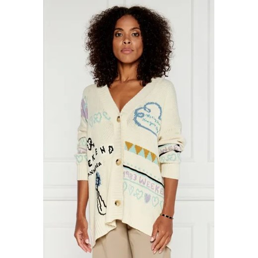 Weekend MaxMara Kardigan | Loose fit ze sklepu Gomez Fashion Store w kategorii Swetry damskie - zdjęcie 174022245