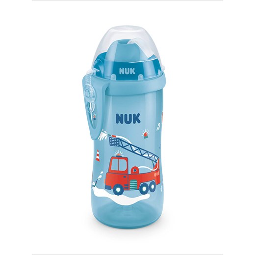 NUK Butelka dziecięca &quot;Flexi Cup&quot; w kolorze niebieskim - 300 ml ze sklepu Limango Polska w kategorii Naczynia dziecięce - zdjęcie 174022629