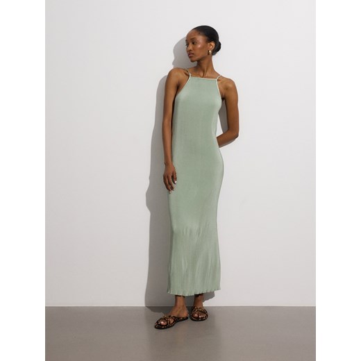 Reserved - Sukienka maxi - jasnozielony ze sklepu Reserved w kategorii Sukienki - zdjęcie 174023498